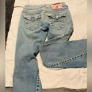 COPY - True religion distressed vintage and black True religion jeans